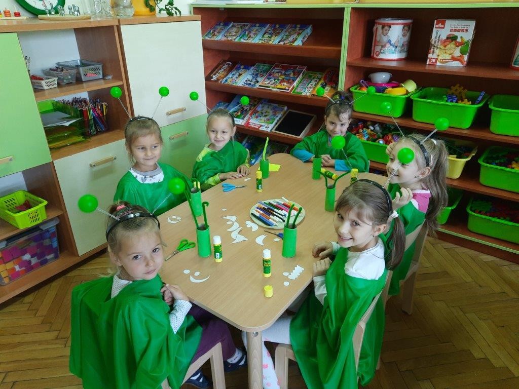 Zielono-kosmiczny dzień w przedszkolu