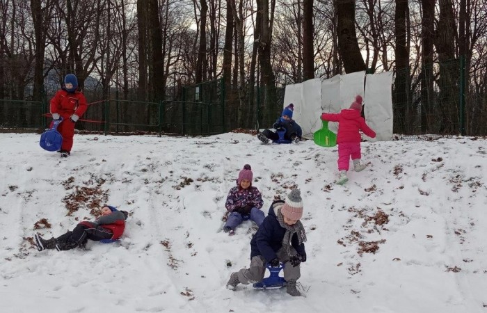 Zabawy na śniegu