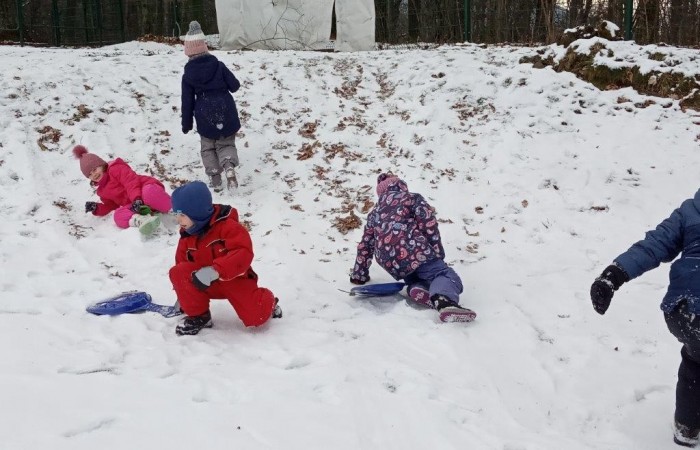 Zabawy na śniegu