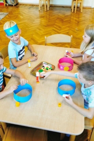 Dzień kropki w gripie misiów, w przedszkolu nr1 Dzień kropki w gripie misiów, w przedszkolu nr1