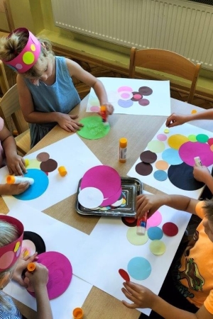 Dzień kropki w gripie misiów, w przedszkolu nr1 Dzień kropki w gripie misiów, w przedszkolu nr1