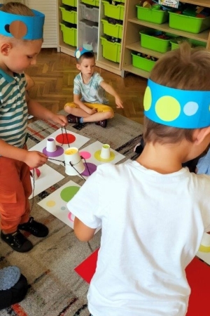 Dzień kropki w gripie misiów, w przedszkolu nr1 Dzień kropki w gripie misiów, w przedszkolu nr1
