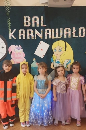 Karnawał w grupie żabek