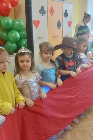 Karnawał w grupie żabek