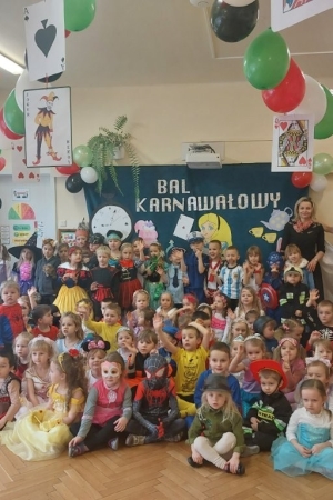 Karnawał w grupie żabek